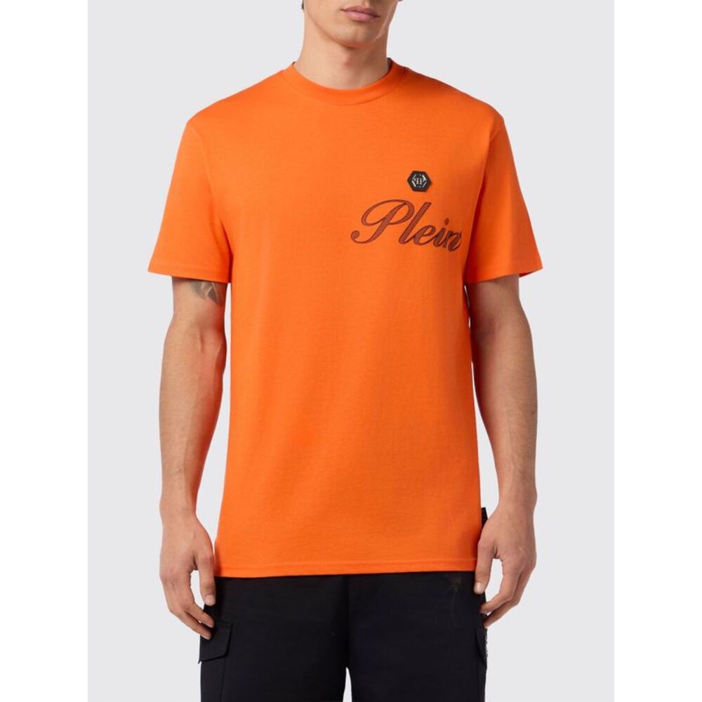 Philipp Plein Men Cotton T-Shirt With Logo Philipp Plein